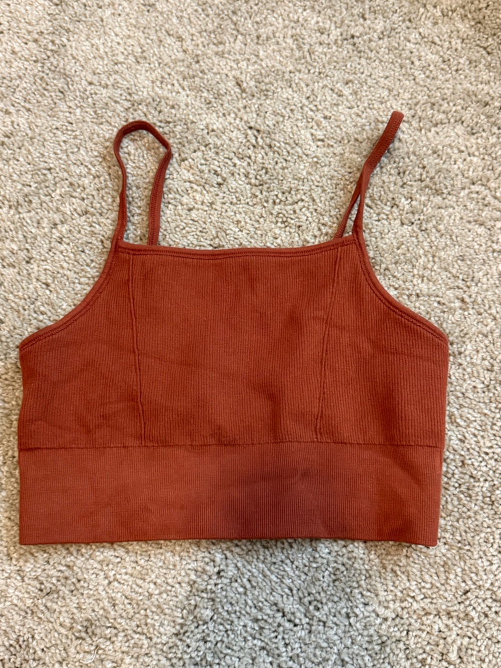 Spaghetti Strap Cropped Cami